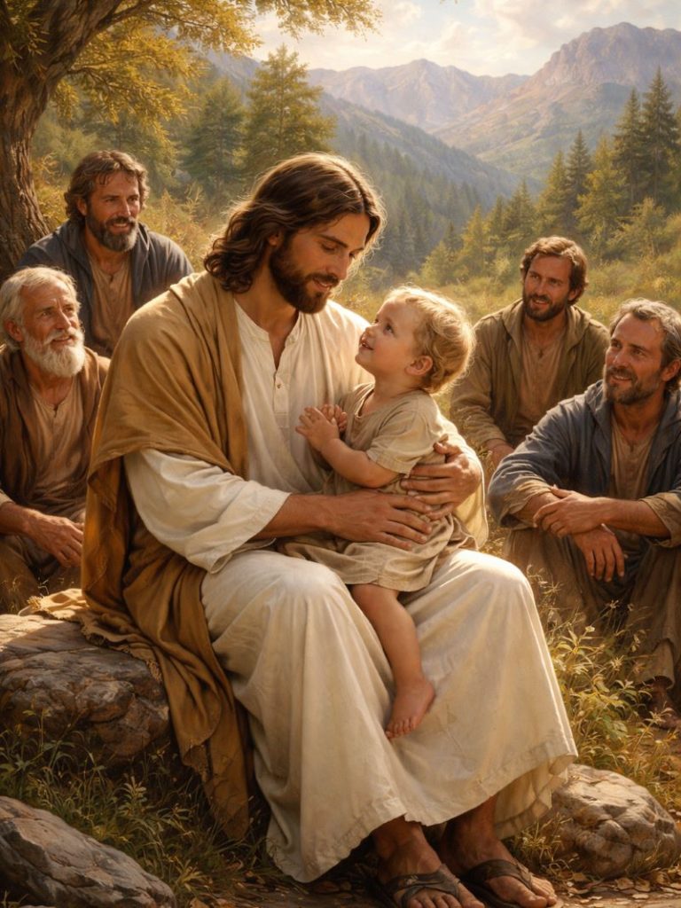 Jesus with child